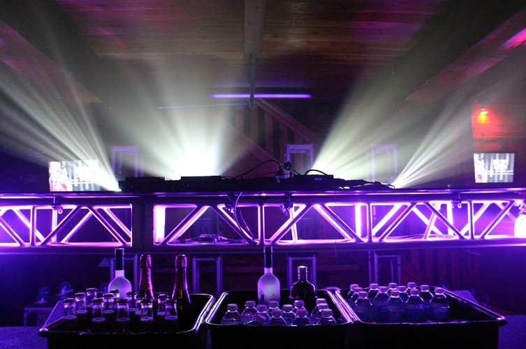 Photo of DJ Truss Table with lighting