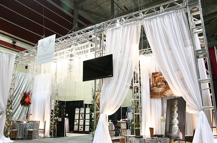 Photo of Custom truss build for Calgary Bridal Fair